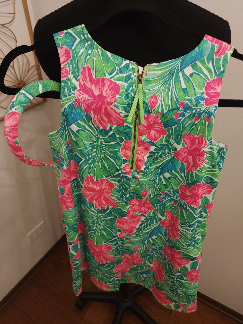 Tommy Bahama Green & Pink Tropical Floral Dress - Picture 4 of 6